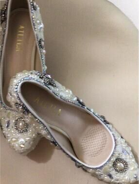 Ornate Bridal Wedding Shoes